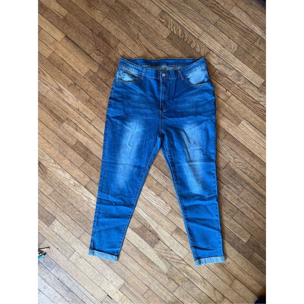 Cuffed Jeans 18 Boutique Crop